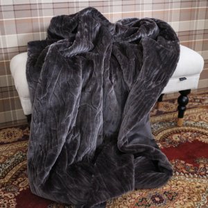 Throw faux fur Lava 130 x 180 cm