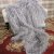 Throw faux fur Afghan grey140 x 180 cm